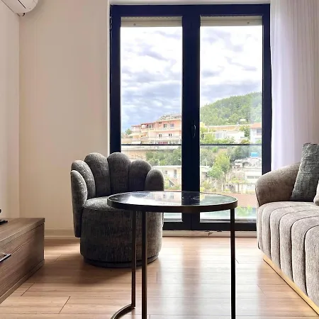 Ama's 1br Ap 1 - Parking, Sea View & Kitchen Lägenhet Himare